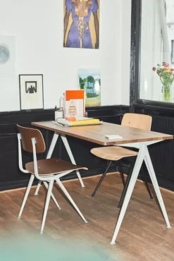 HAY Result chair, black - lacquered oak