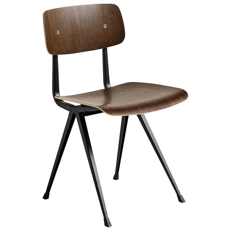 HAY Result chair, black - smoked oak