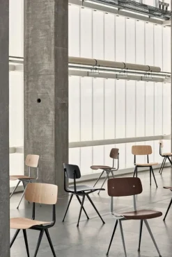 HAY Result chair, black - smoked oak