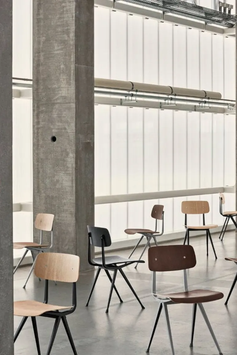 HAY Result chair, black - smoked oak