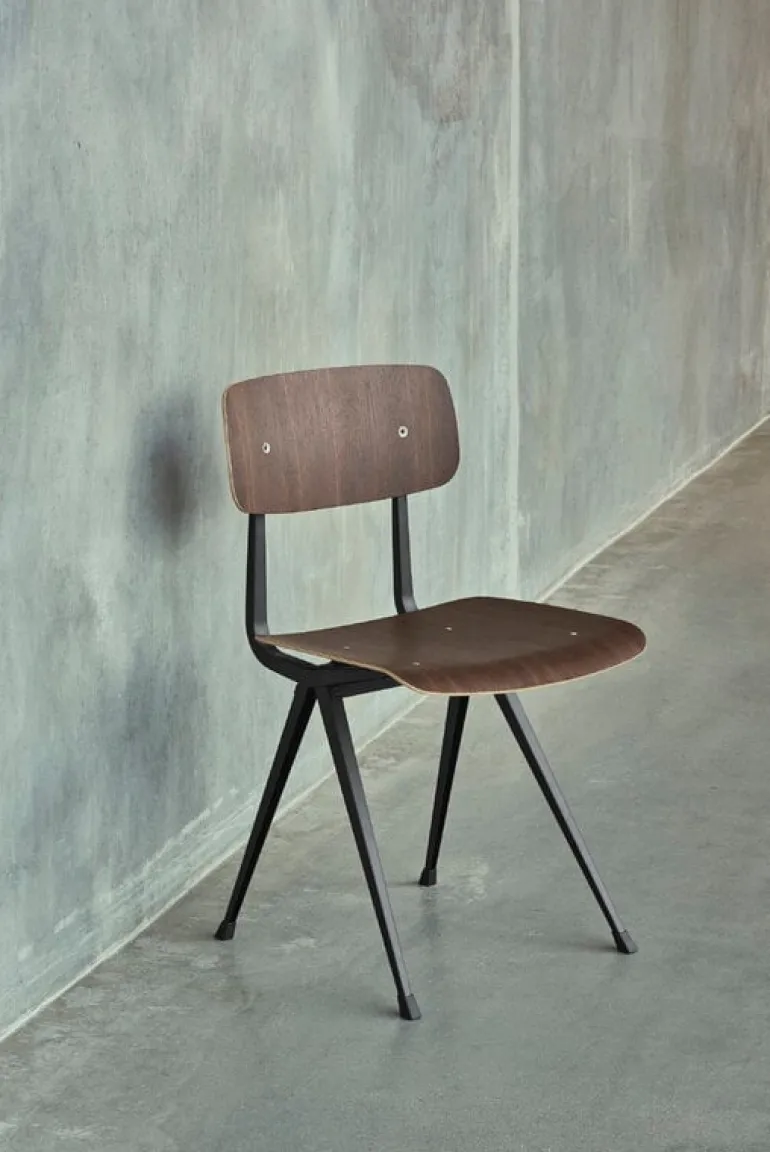 HAY Result chair, black - smoked oak