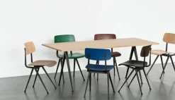 HAY Result chair, black - smoked oak