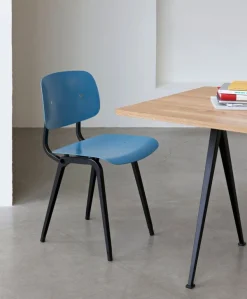 HAY Revolt chair, black - azure blue 3.0