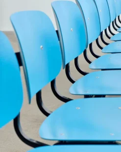 HAY Revolt chair, black - azure blue 3.0