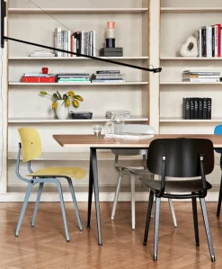 HAY Revolt chair, black - azure blue 3.0