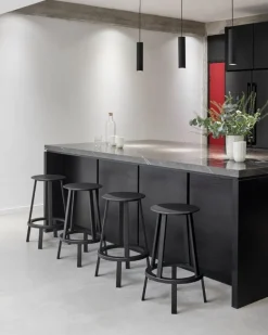 HAY Revolver bar stool, 76 cm, black