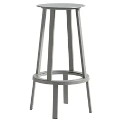 HAY Revolver bar stool, 76 cm, grey