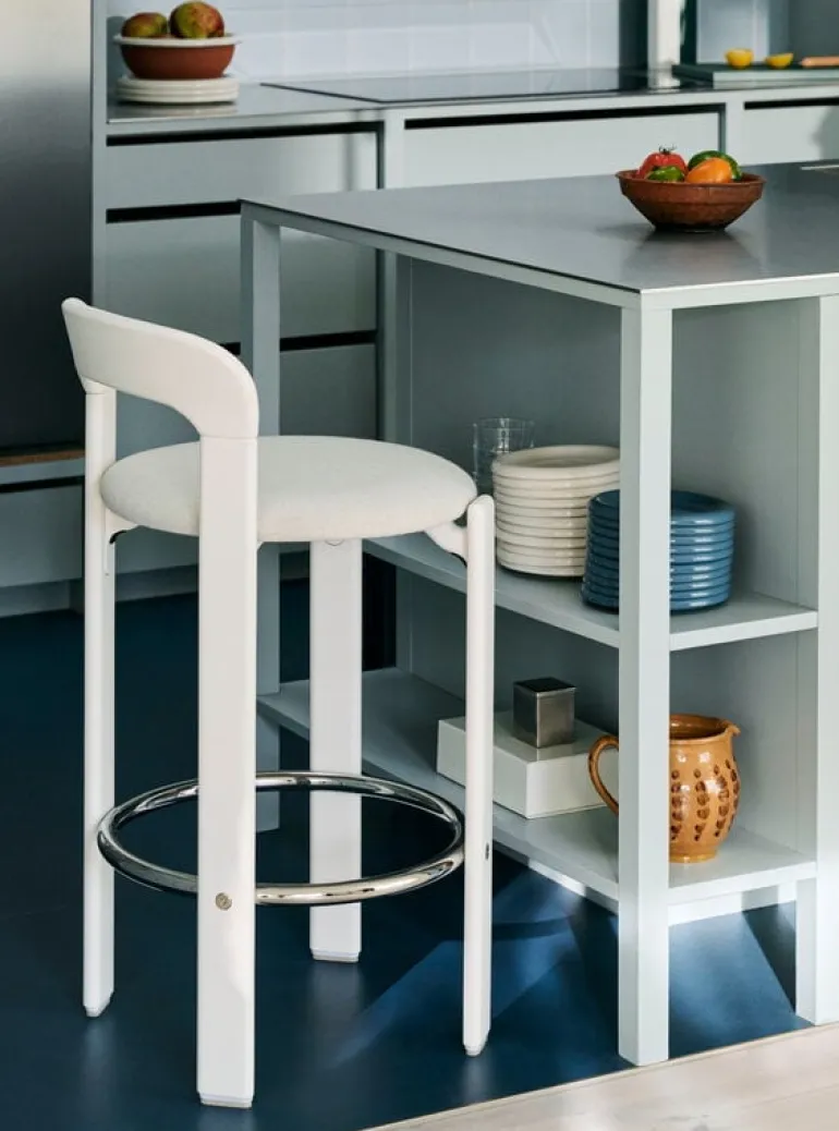 HAY Rey bar stool, 65 cm, cream white - beige Mode 011