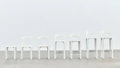 HAY Rey bar stool, 75 cm, cream white - beige Mode 011