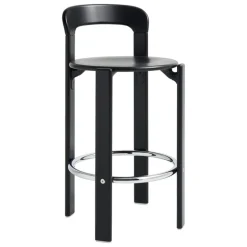 HAY Rey bar stool, 65 cm, deep black