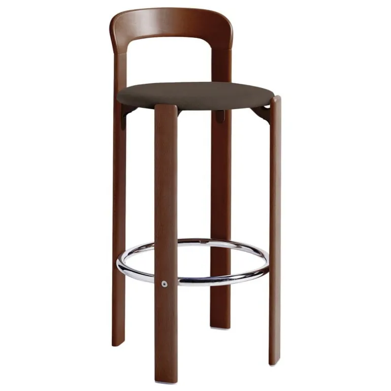 HAY Rey bar stool, 75 cm, umber brown - brown Steelcut Trio 376