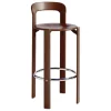 HAY Rey bar stool, 75 cm, umber brown