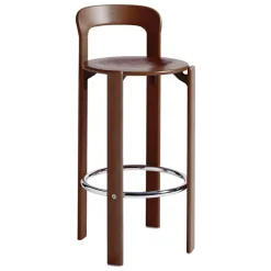 HAY Rey bar stool, 75 cm, umber brown