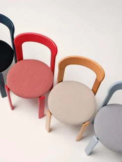 HAY Rey chair, deep blue - black Steelcut 190