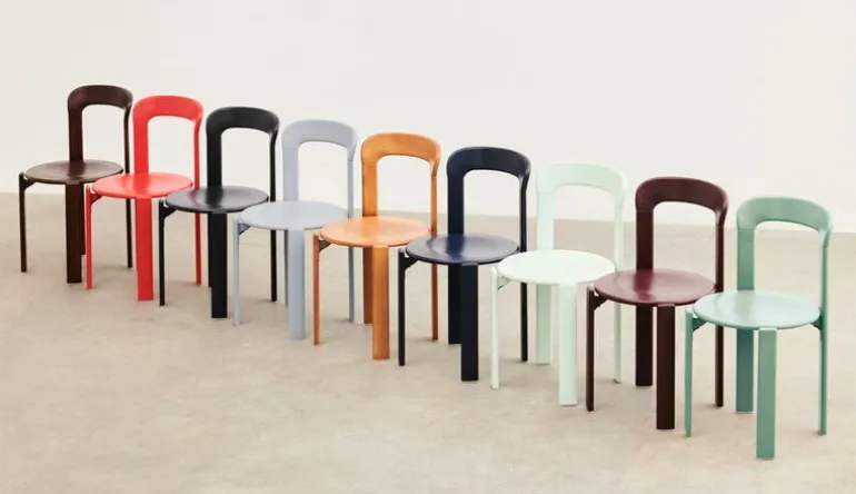 HAY Rey chair, scarlet red