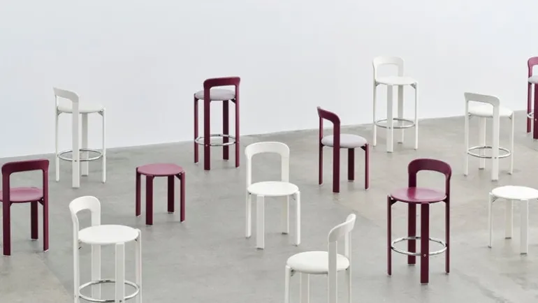 HAY Rey stool, cream white