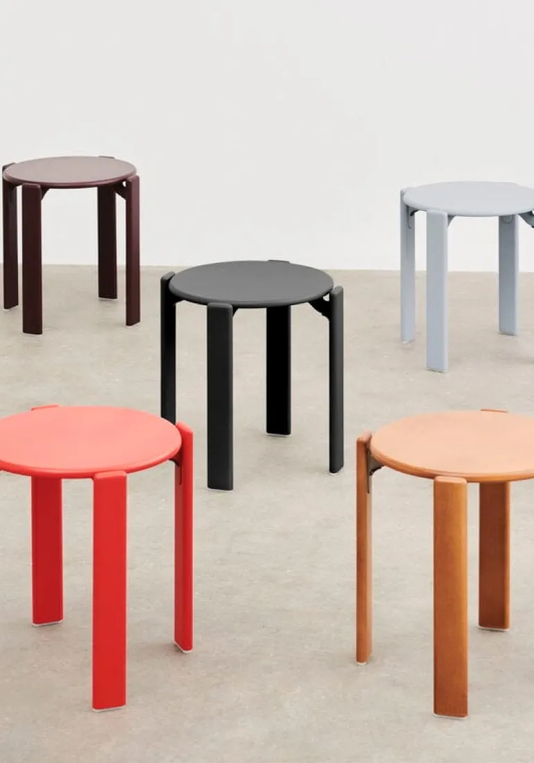 HAY Rey stool, golden