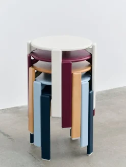 HAY Rey stool, grape red