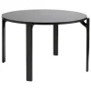 HAY Rey table, 128 cm, deep black - vulcano