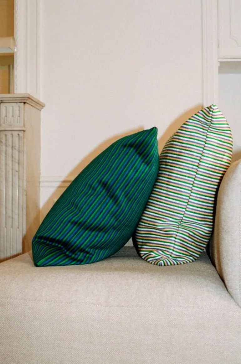 HAY Ribbon cushion, green