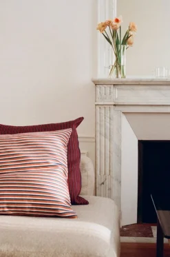 HAY Ribbon cushion, red