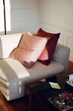 HAY Ribbon cushion, red