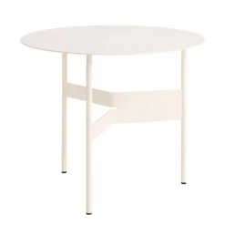 HAY Shim coffee table, diam. 54 cm, h. 44 cm, eggshell