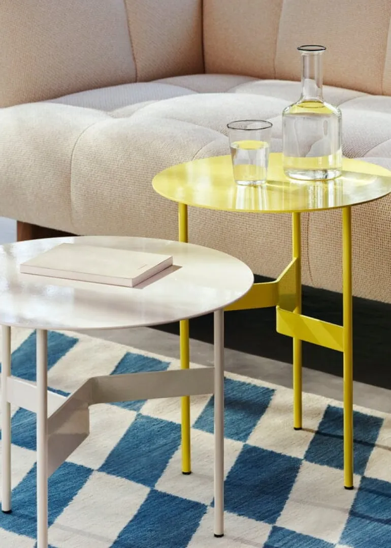 HAY Shim coffee table, diam. 54 cm, h. 44 cm, eggshell