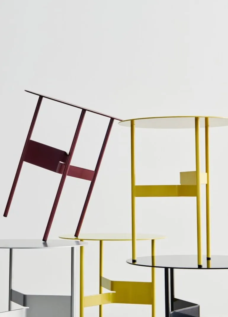 HAY Shim coffee table, diam. 54 cm, h. 44 cm, eggshell