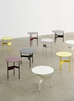 HAY Shim coffee table, diam. 54 cm, h. 44 cm, eggshell