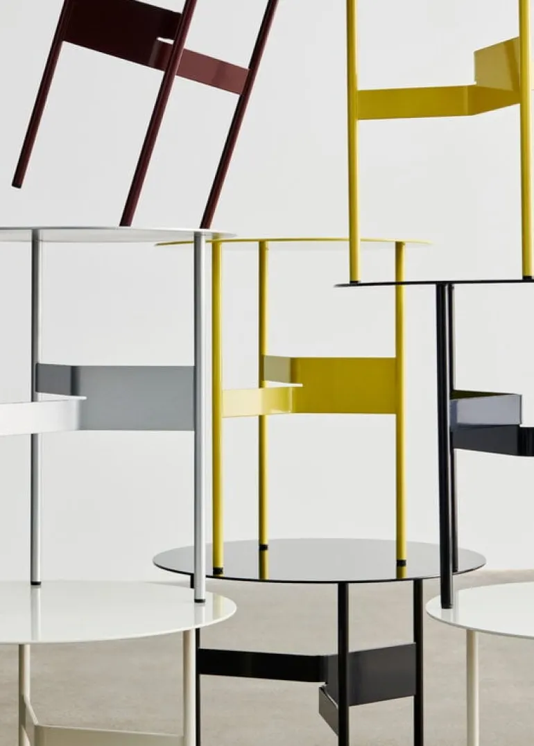 HAY Shim coffee table, diam. 54 cm, h. 44 cm, eggshell