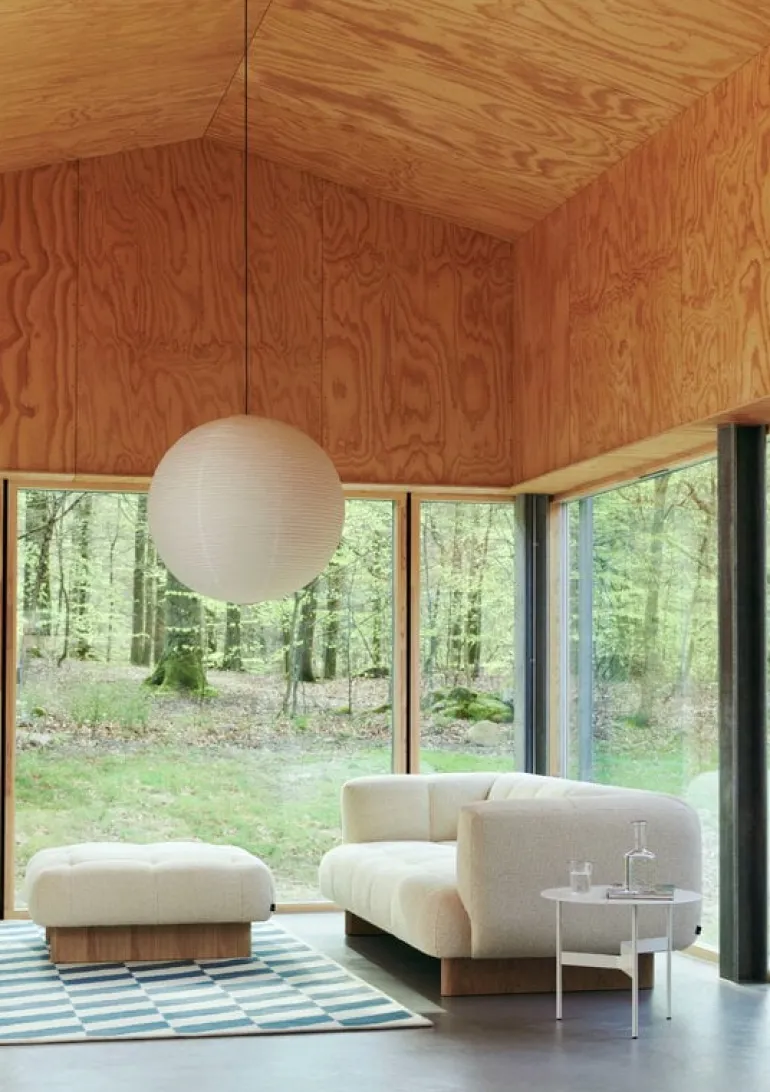 HAY Shim coffee table, diam. 54 cm, h. 44 cm, eggshell