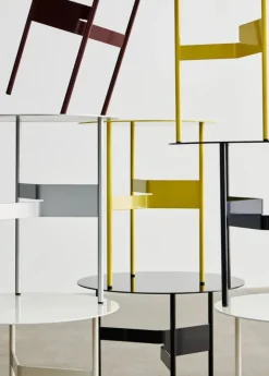 HAY Shim coffee table, diam. 45 cm, h. 51 cm, custard