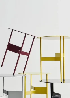 HAY Shim coffee table, diam. 45 cm, h. 51 cm, custard