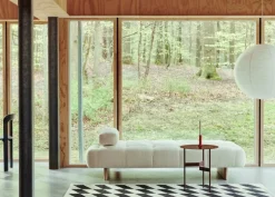 HAY Shim coffee table, diam. 45 cm, h. 51 cm, bordeaux