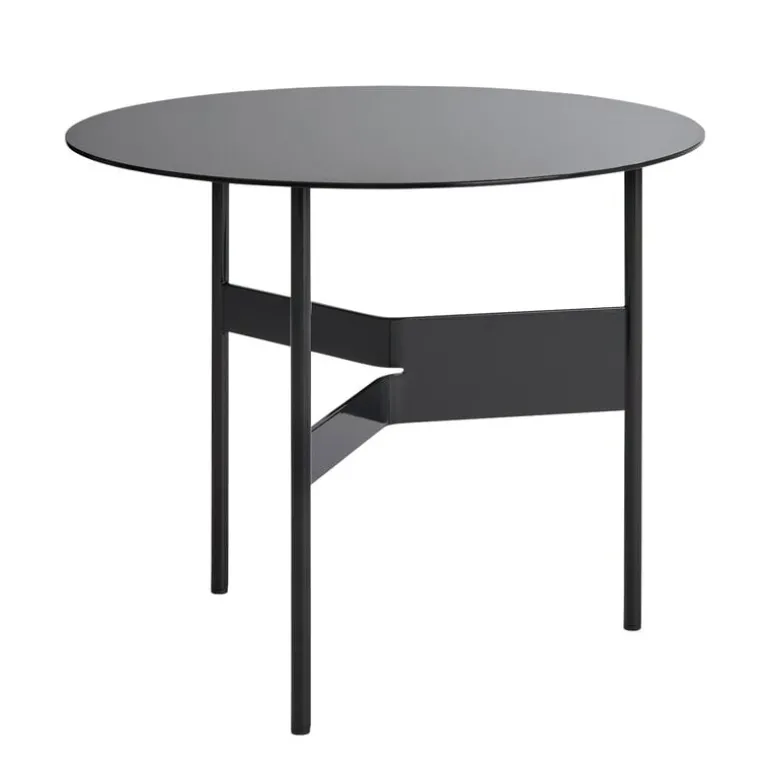HAY Shim coffee table, diam. 54 cm, h. 44 cm, black