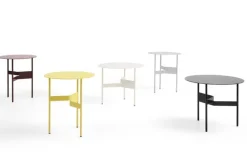 HAY Shim coffee table, diam. 54 cm, h. 44 cm, black