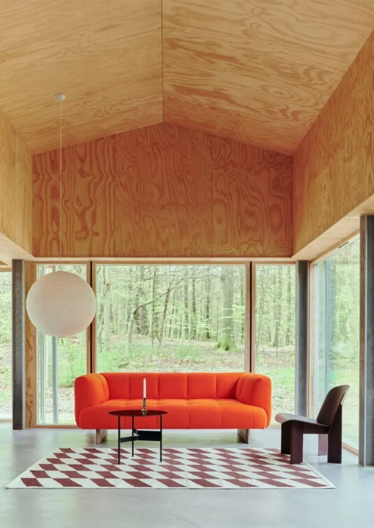 HAY Shim coffee table, diam. 54 cm, h. 44 cm, black