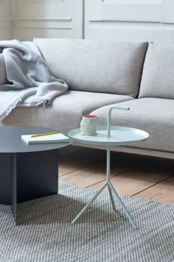 HAY Silhouette sofa 2-seater, Ruskin 33/Sense black - oiled oak