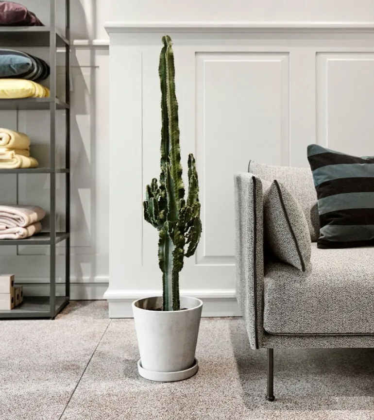 HAY Silhouette sofa 3-seater, Olavi 03/Sense black - black steel