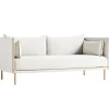 HAY Silhouette sofa 2-seater, Coda 100/Sense cognac -  oiled oak