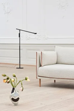 HAY Silhouette sofa 2-seater, Coda 100/Sense cognac -  oiled oak