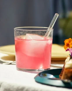 HAY Sip Cocktail straws, 4 pcs, glass