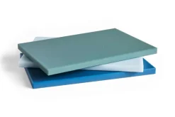 HAY Slice chopping board, L, dark green