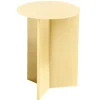 HAY Slit table, 35 cm, high, light yellow