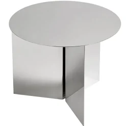 HAY Slit table, 45 cm, polished steel