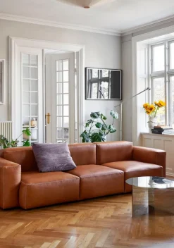 HAY Slit table, 45 cm, polished steel