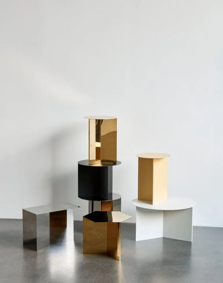 HAY Slit table, 65 cm, white