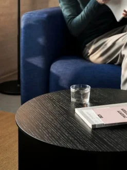 HAY Slit Wood table, 45 cm, black