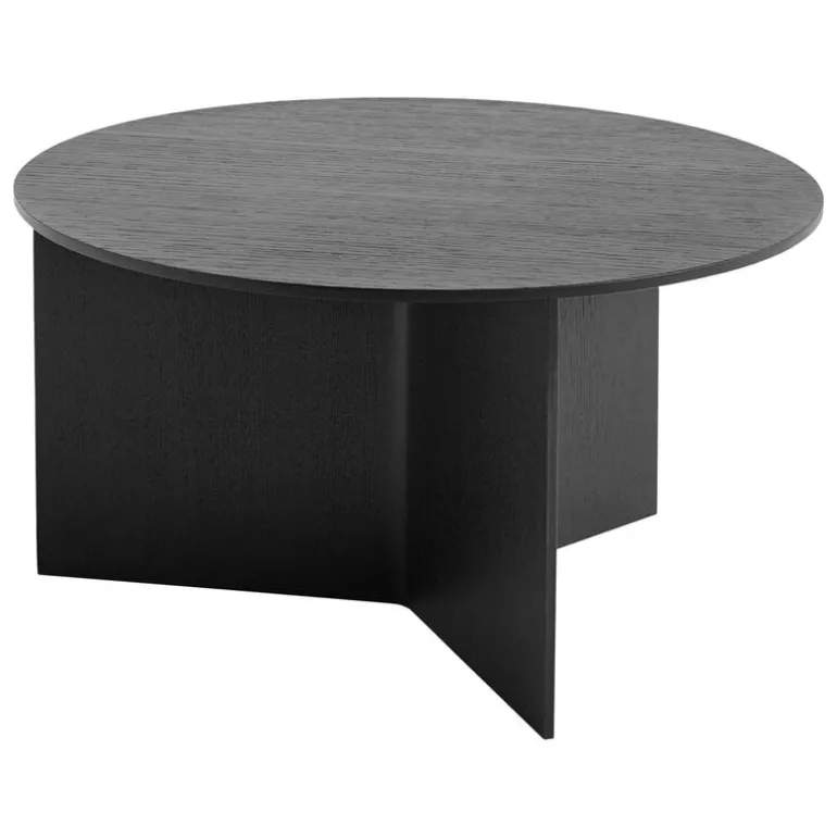 HAY Slit Wood table, 65 cm, black